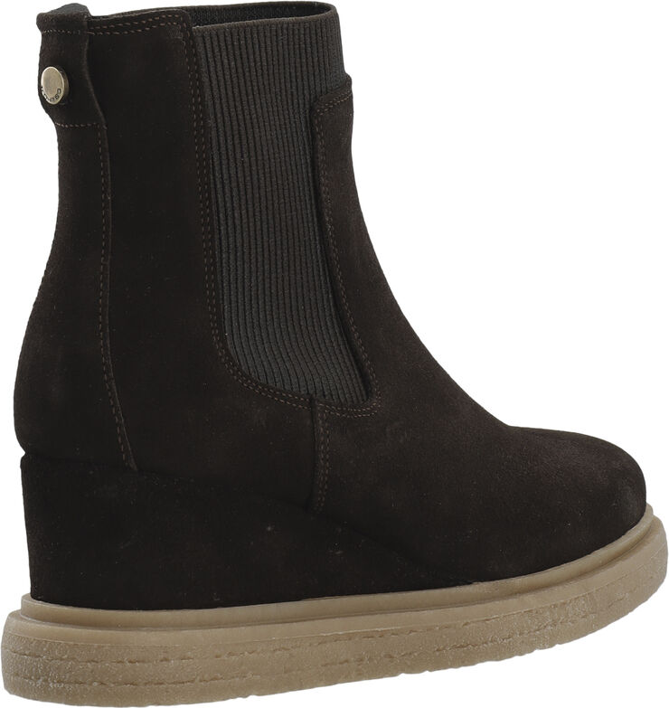Cashott CASANJA Chelsea Boot Suede Coffee