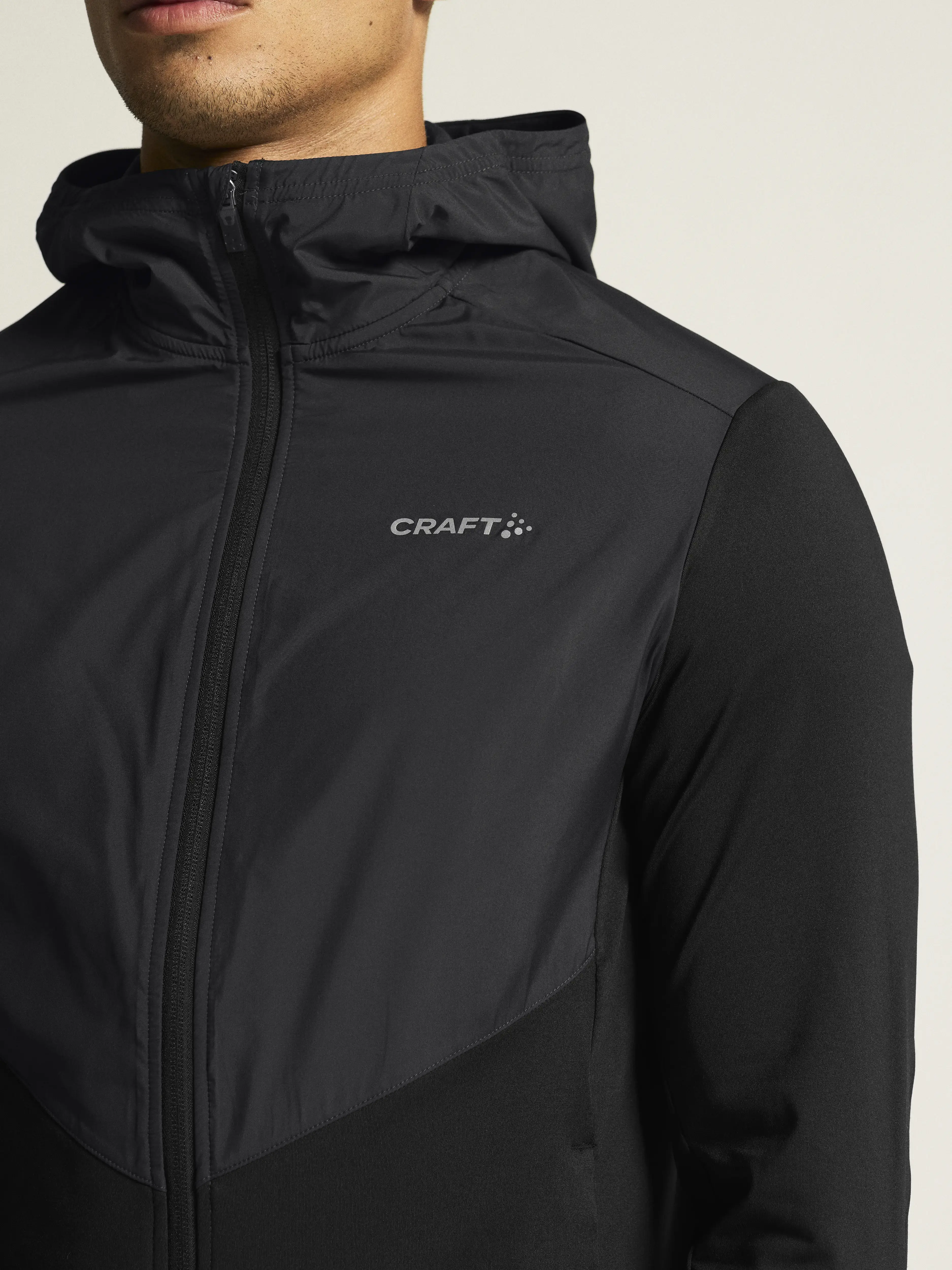 Craft ADV Essence Hood 2 Hardloopjack Zwart Heren