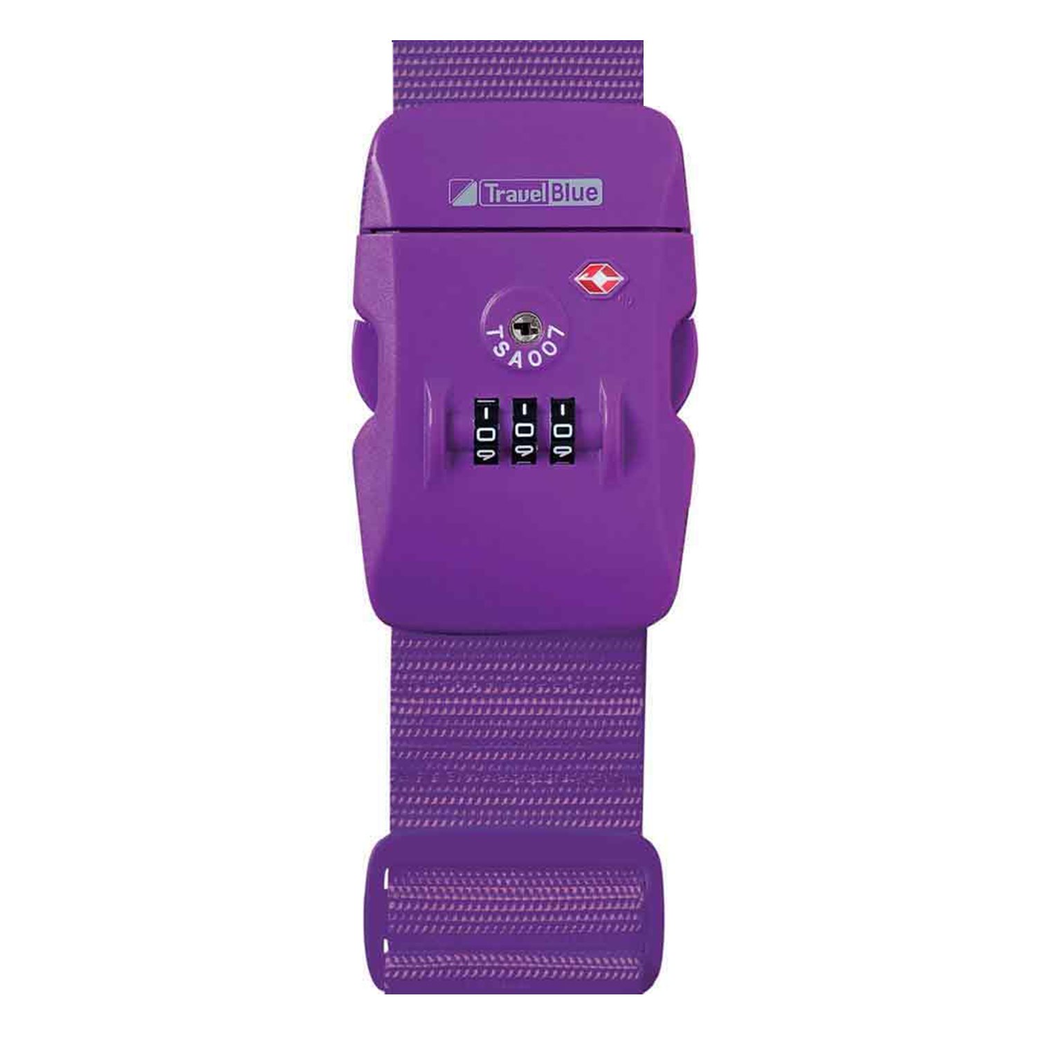 TravelBlue TSA Lock Combination Strap purple