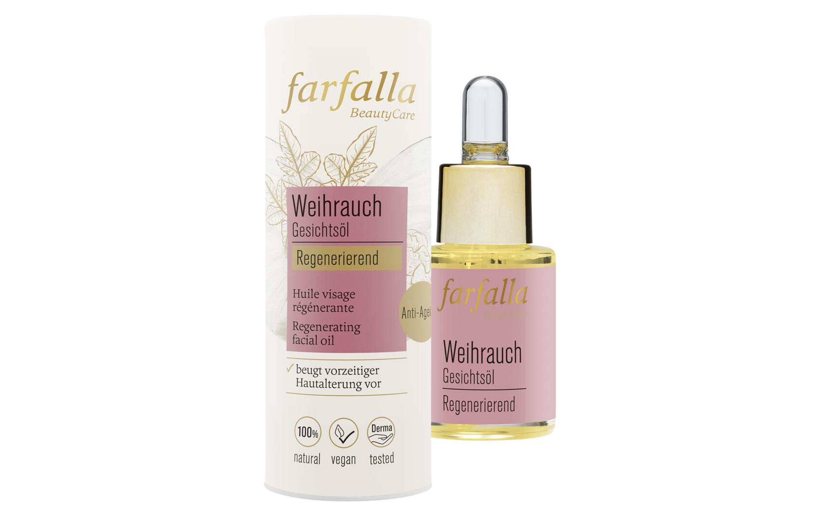 Gesichtsöl Weihrauch 15 ml1 StückNatürliches regenerierendes Pflegeöl für das Gesicht