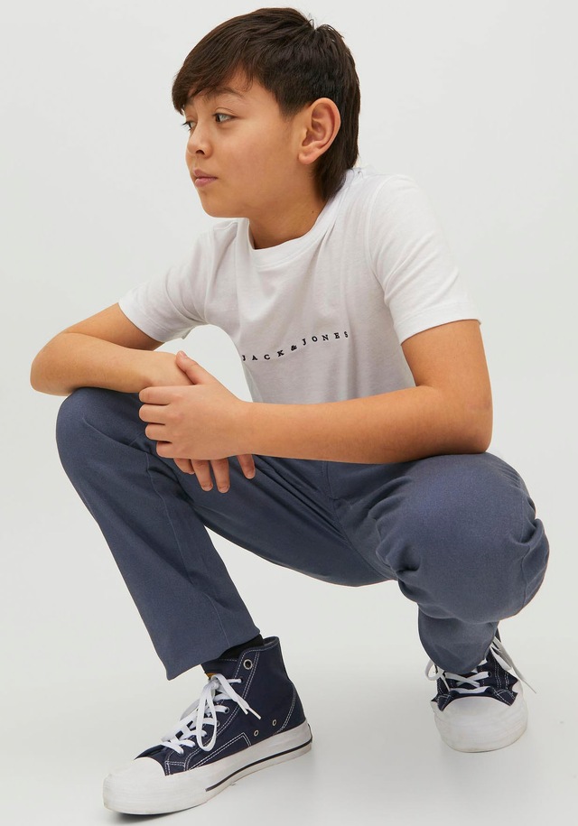 Jack & Jones Junior Chinos »JPSTMARCO bequem, kombinierbar, mittlere Taille«  unifarben, modisch, regular fit, Web