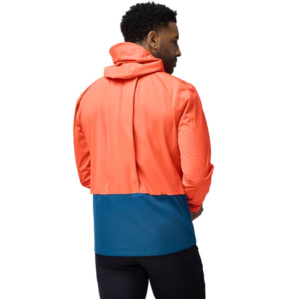 Veste trail BROOKS HIGH POINT WATERPROOF JACKET 2 M FLAME/DEEP SEA