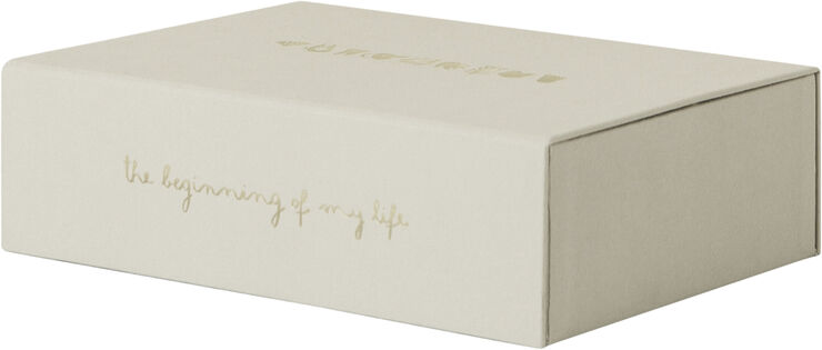 ferm LIVING Kids Memory Box- The Begining of my life Off-white