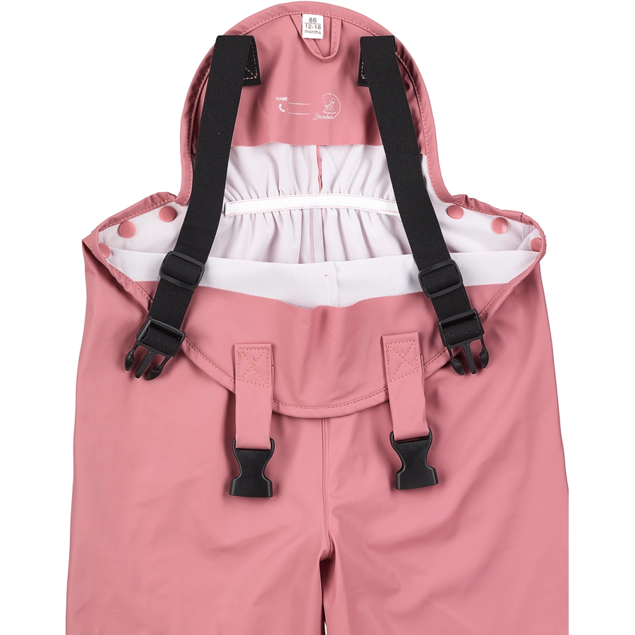 Sterntaler Regenträgerhose ungefüttert rosa