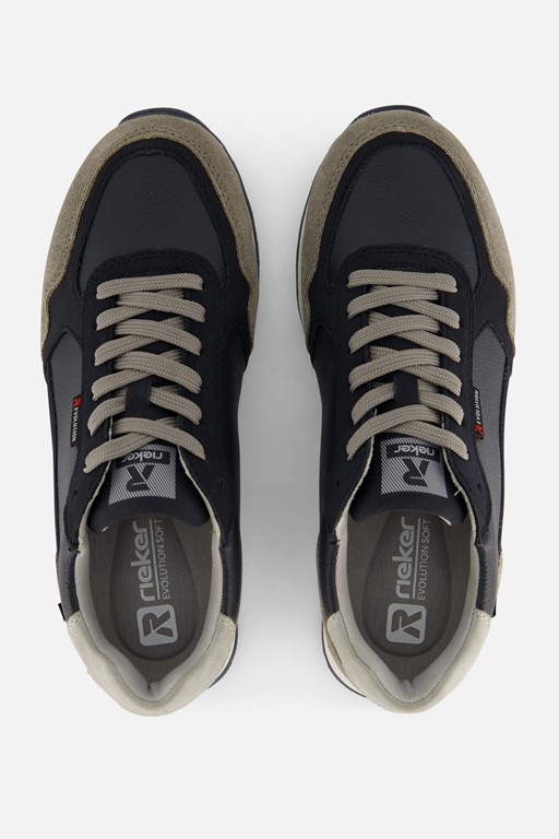 Rieker Evolution Sneakers blauw Suede
