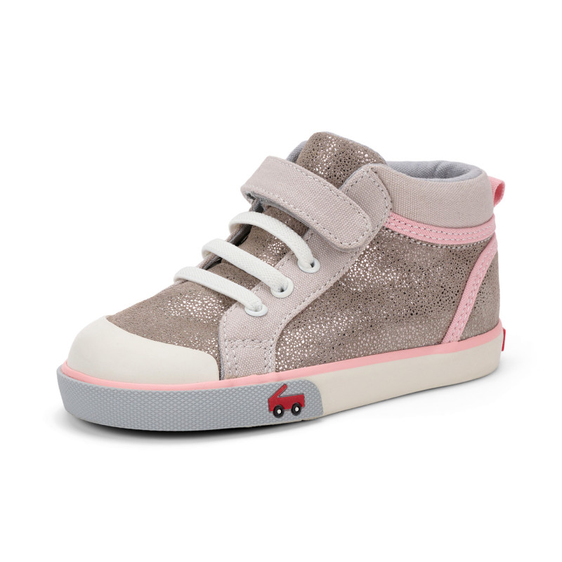 See Kai Run See Kai Run SKR Peyton Beige Metallic Leather