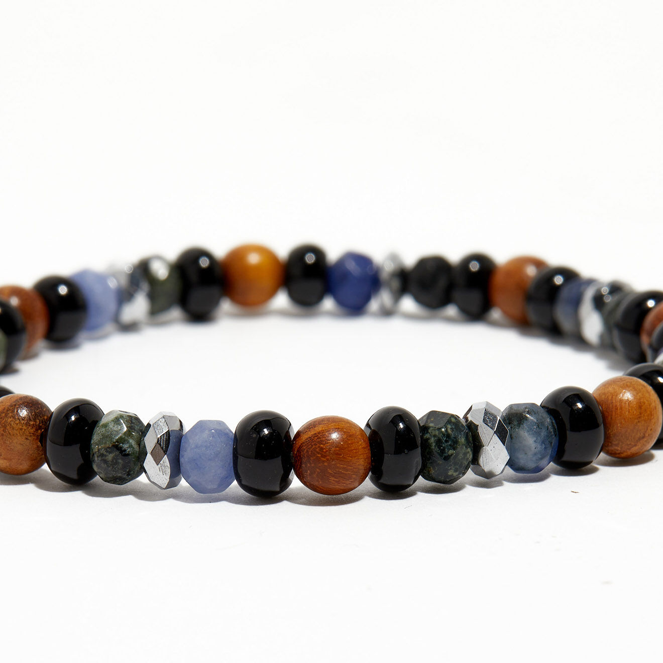 Jacobson Bracelet en Acier & Perles multicolores