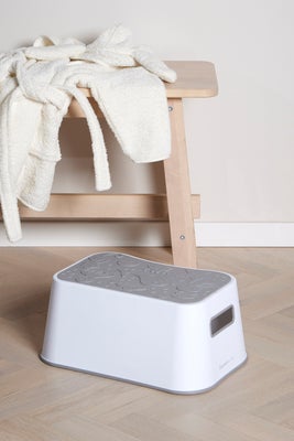 Beemoo CARE Assist Toalettsete & Krakk, White/Grey