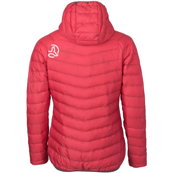 Doudoune ski de randonnée TERNUA VILMA HOOD DOWN JKT W DEEP CERISE