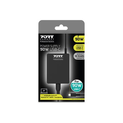 PORT Connect - Chargeur secteur universel USB-C - 90 Watt