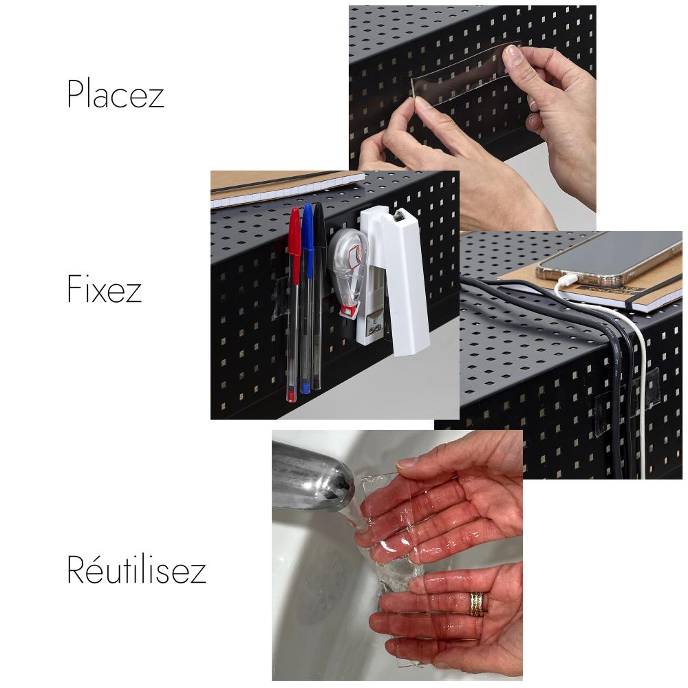 RUBAN GEL ADHESIF DOUBLE FACE 1 METRE