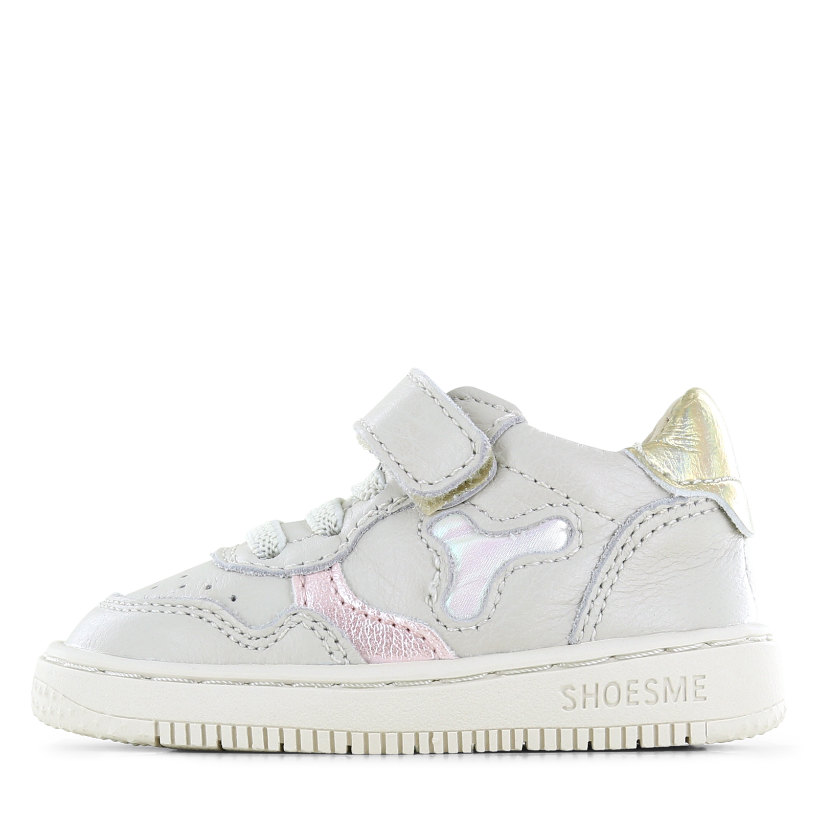 Shoesme glänzend beige Sneaker