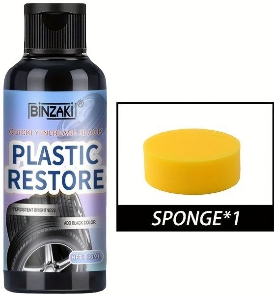 Plastic Restorer Auto Interieur Decoratieve Onderhouds Polish, Band Lange-Lastende Film Wax, Zwart Auto Geelings Verwijderen Coating Multi-Functie Auto Benodigdheden, Dashboard Wax Polish