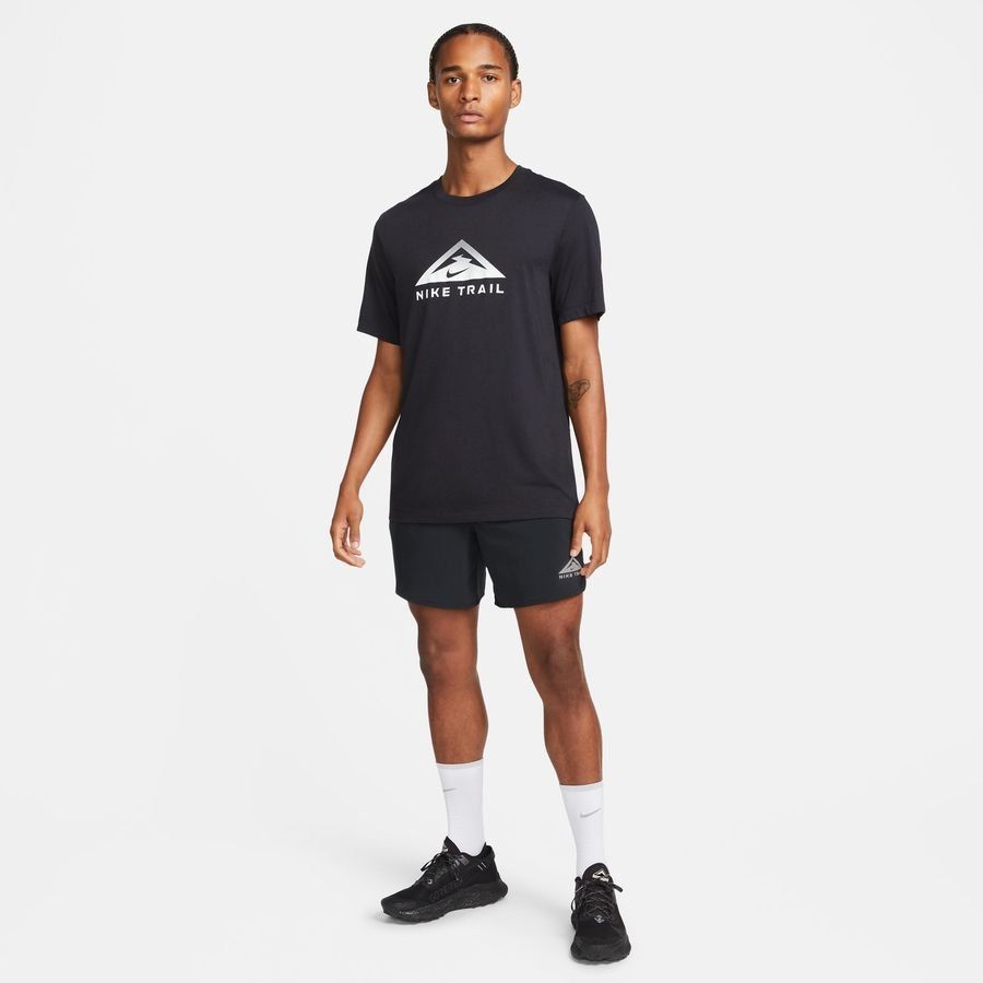 Nike Short Running Dri-FIT Trail Second Sunrise - Noir/Gris/Blanc