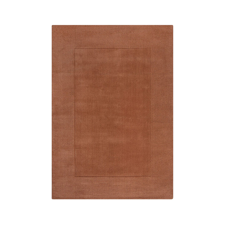 Effen vloerkleed- Tuscano Oranje