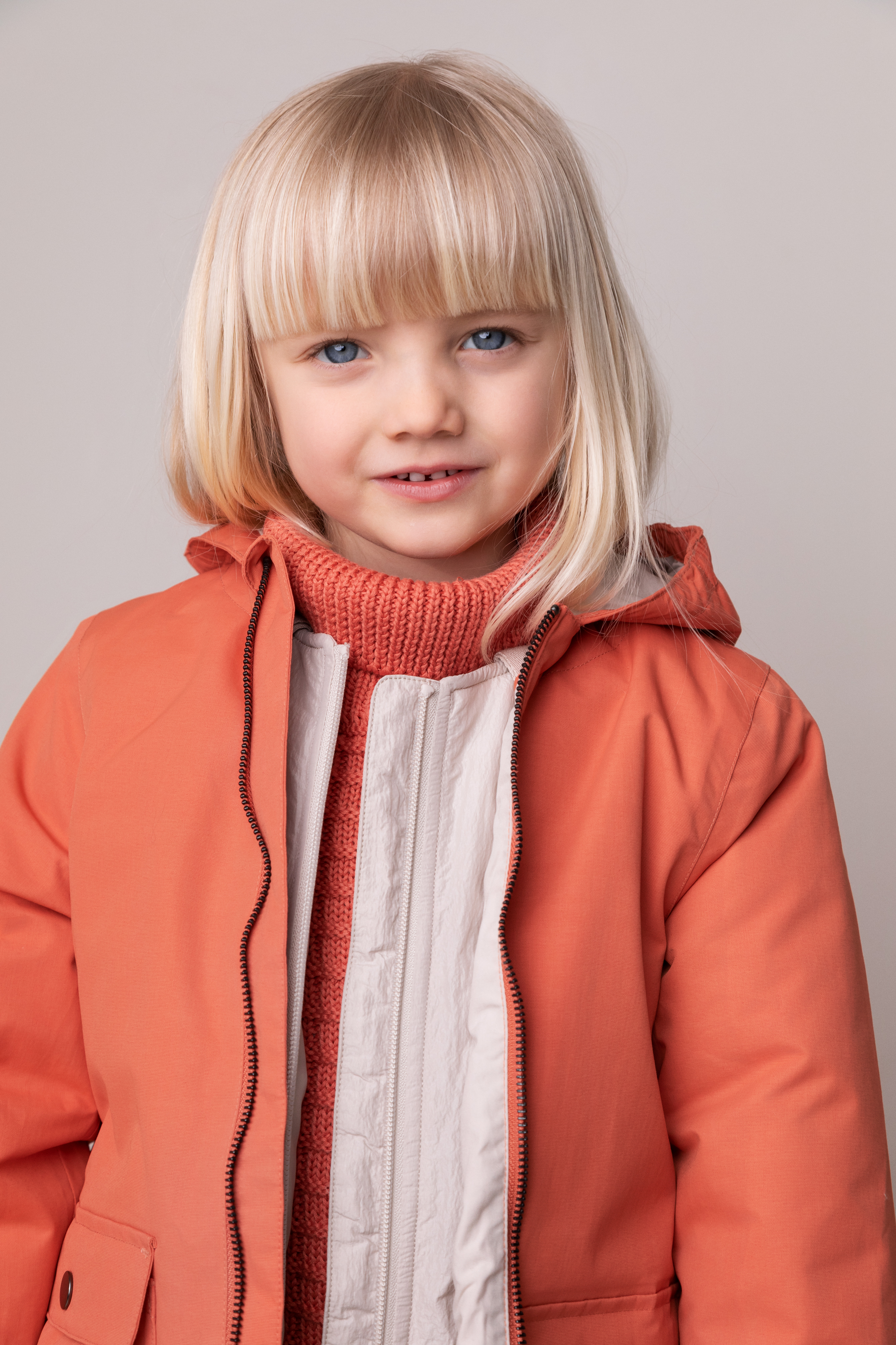 Übergangs-Parka OSMAN in dark peach