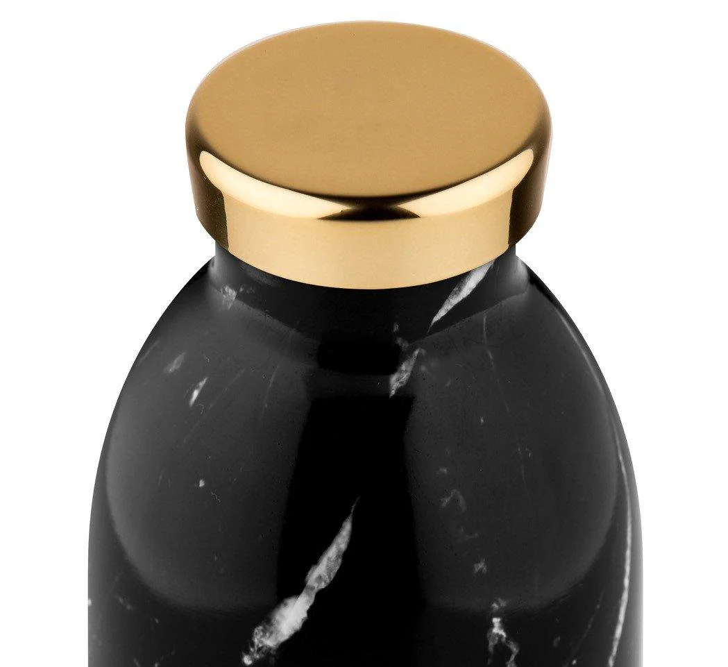 24Bottles  Clima flaske, Black marble  - 330 ml.