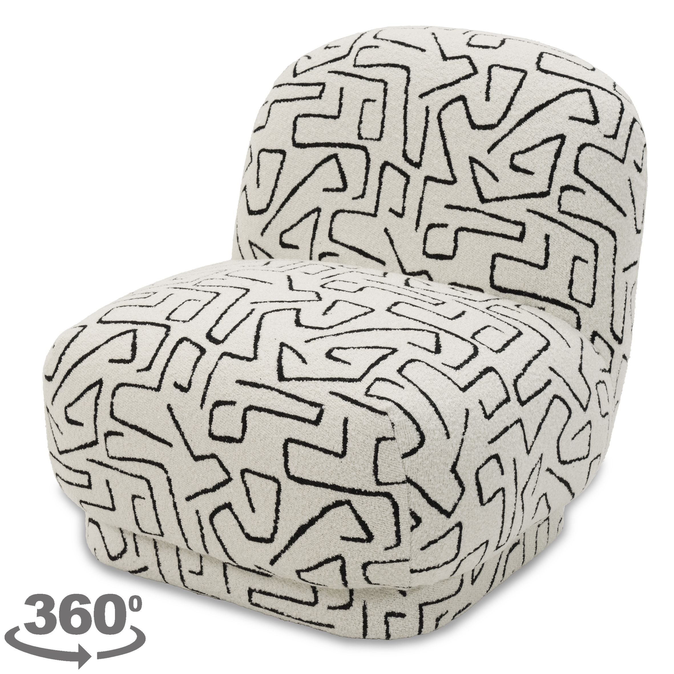 Fauteuil Silana B80 x D80 x H76 cm