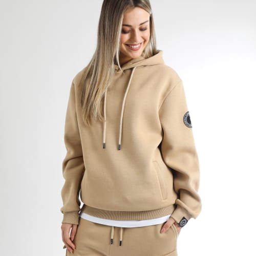 Sweat Capuche Femme Premium 1094 Beige