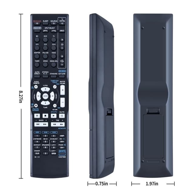 Fjernbetjening Udskiftning til AXD7583 til Pioneer AV-receiver stereo system