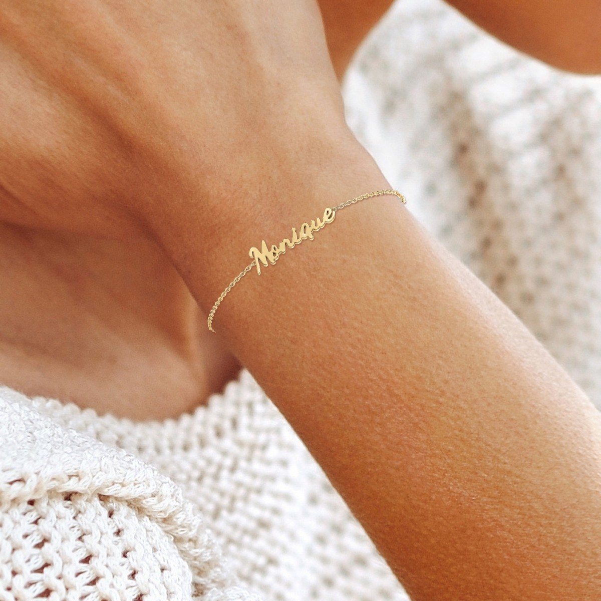 Monique - Bracelet prénom