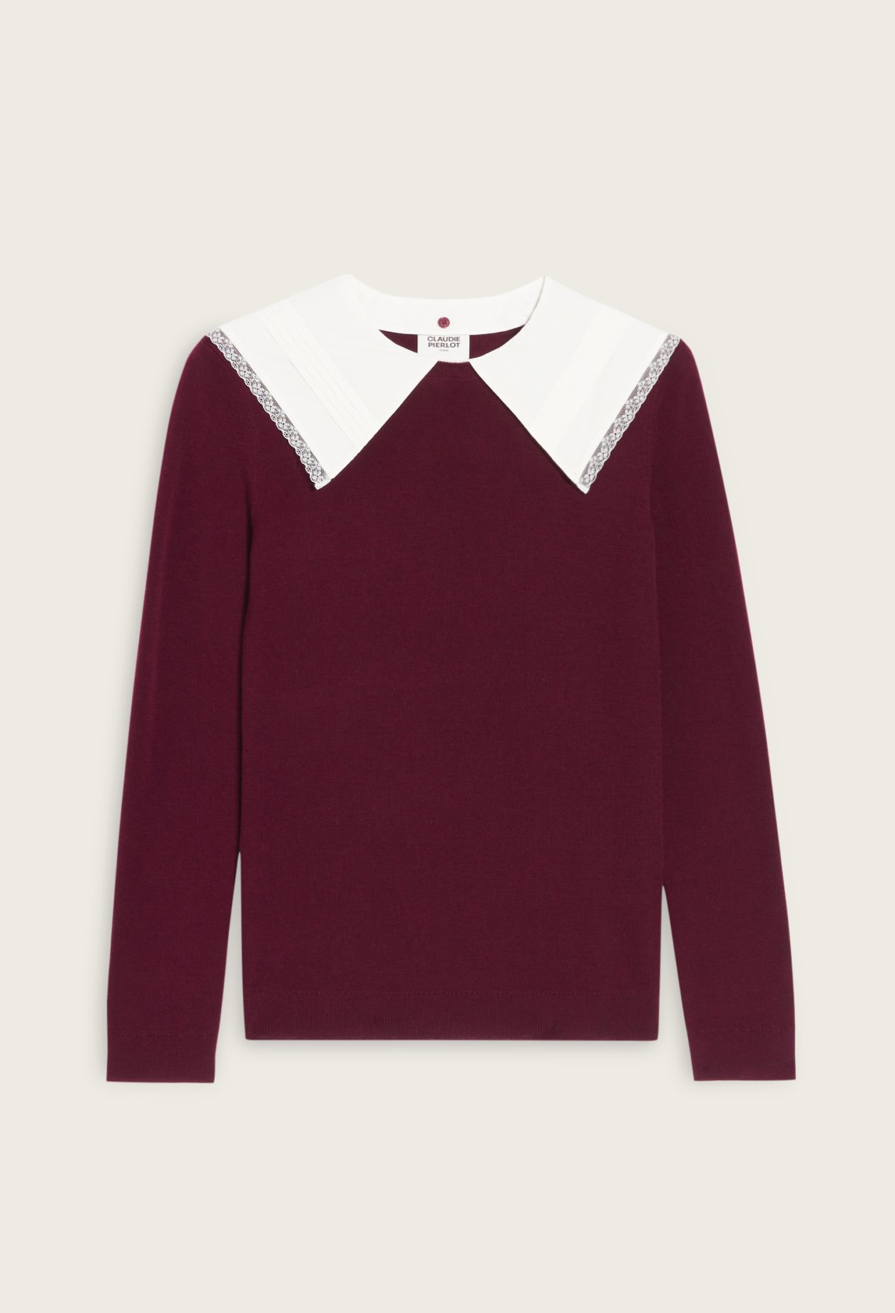 Pull col amovible