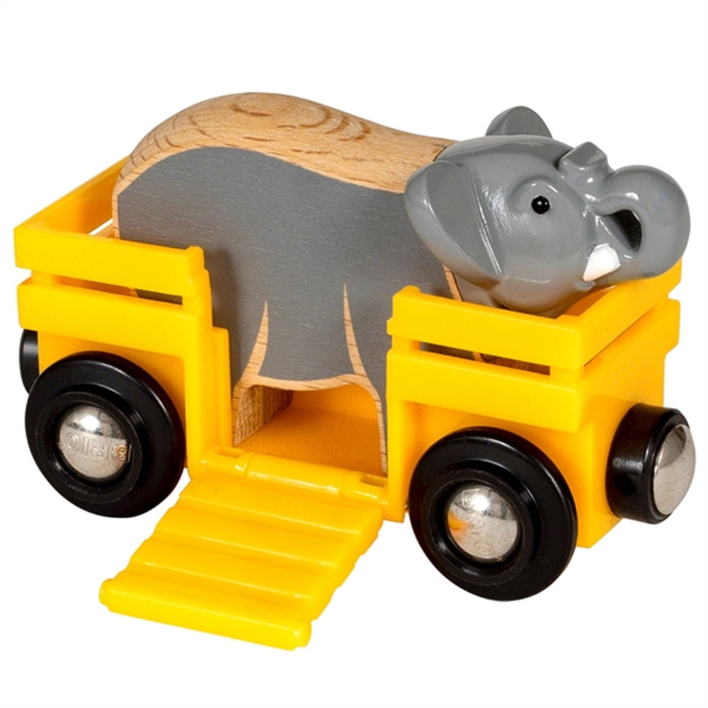Vogn m. Elefant - BRIO® → Luksusbaby.dk