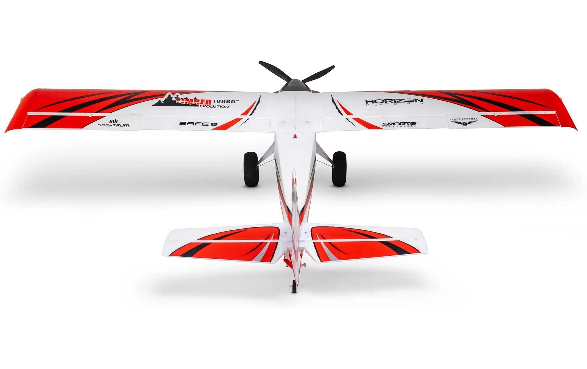 Motorflugzeug Turbo Timber Evo 1555 mm, PNP<br>Kompaktes STOL-Flugmodell mit funktioneller und werkseitig eingebauter LED-Lande-, Navigations- und Stroboskopbeleuchtung
