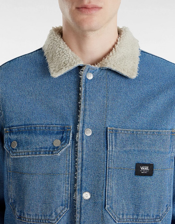 Vans Drill Chore Denim Sherpa Stonewash Indigo
