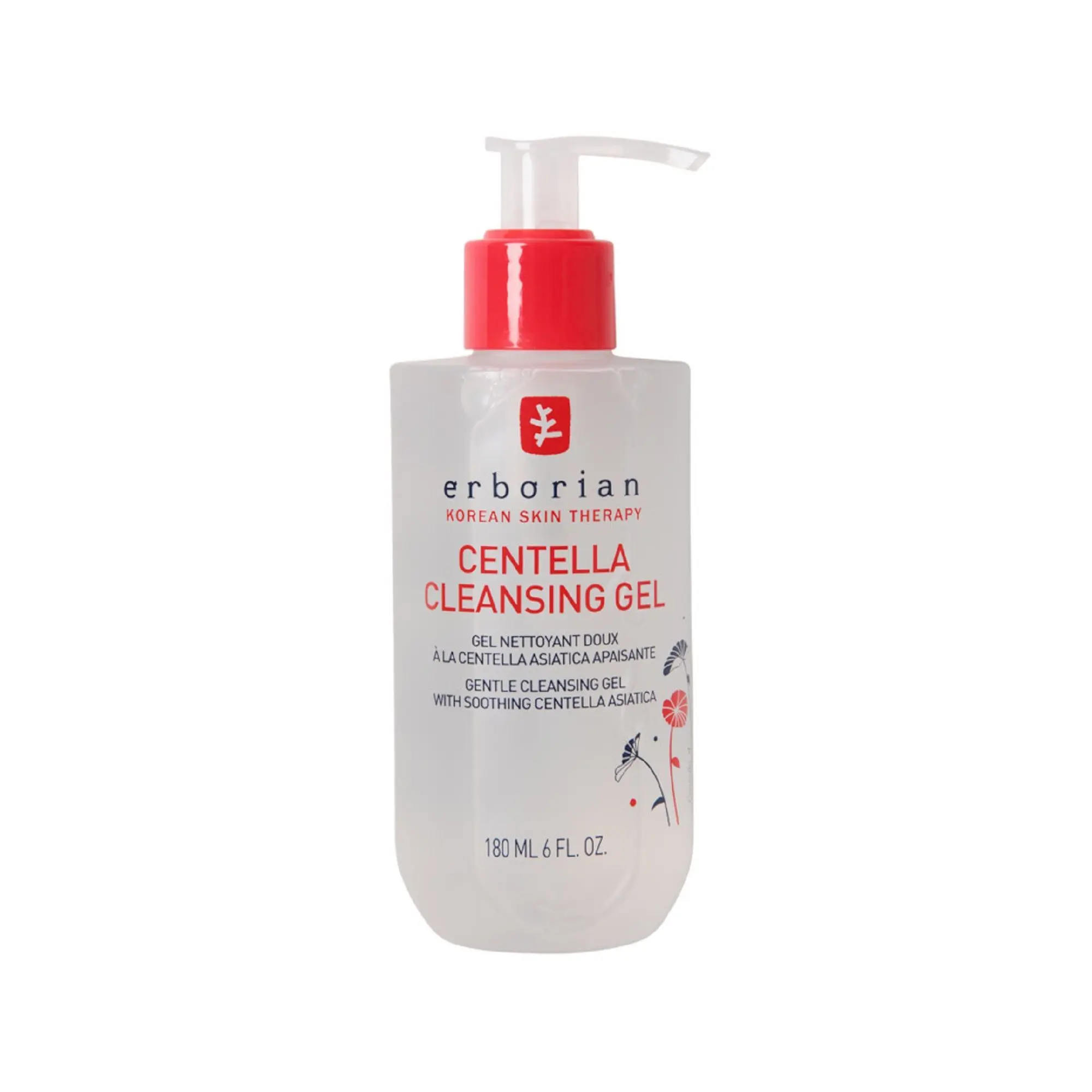 Erborian - Centella Cleansing Gel Gel Nettoyant Doux à la Centella Asiatica Apaisante- Visage