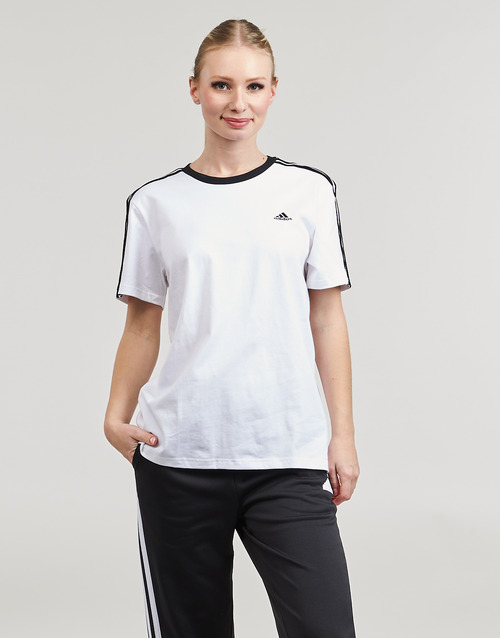 Adidas Sportswear - W 3S BF T - Blanc / Noir