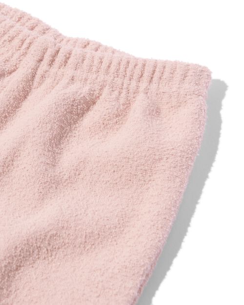 ensemble de vêtements pour bébé en tissu éponge rose pâle