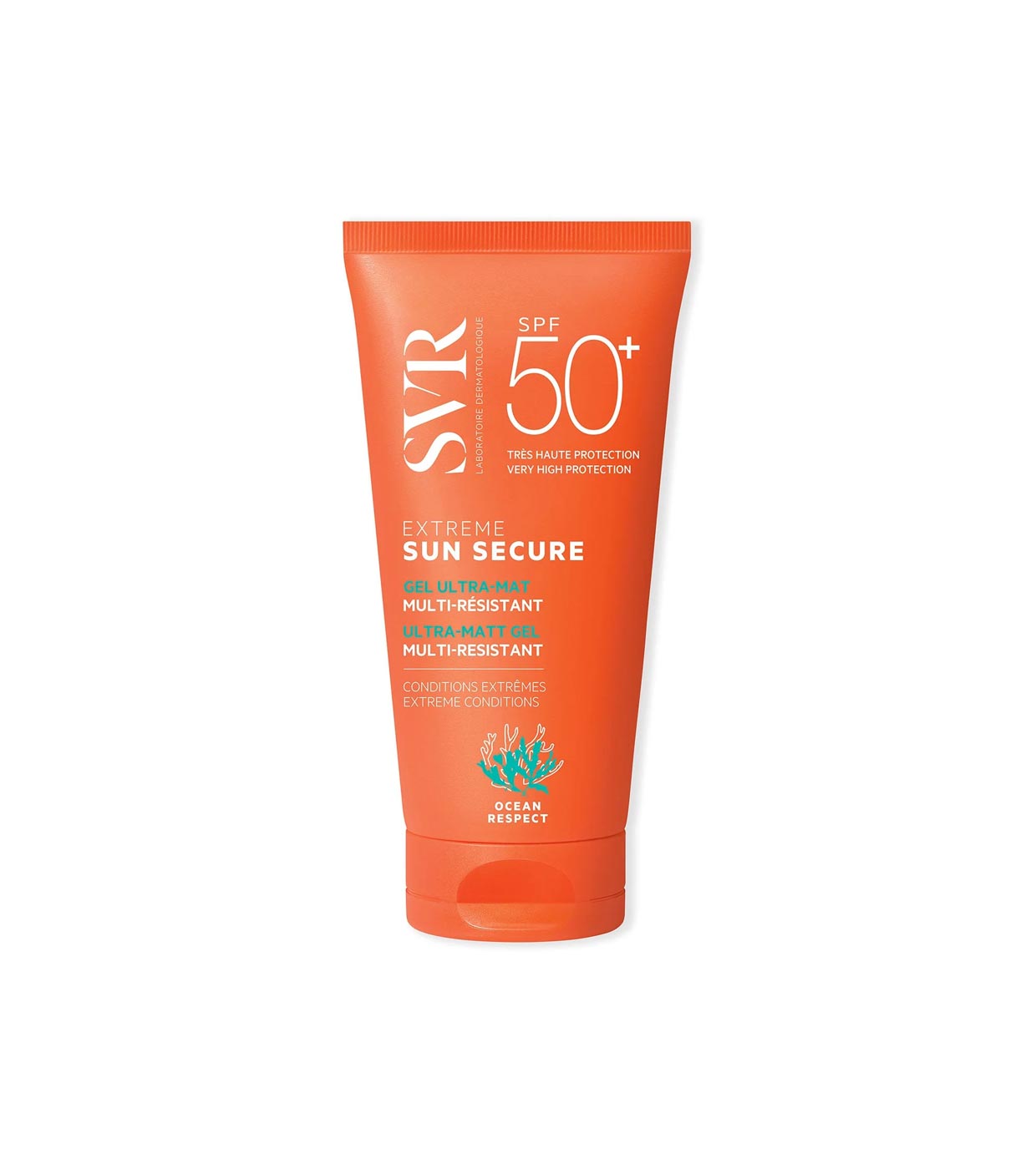 SVR - *Sun Secure* - Gel protetor solar mate multirresistente Extreme SPF50+