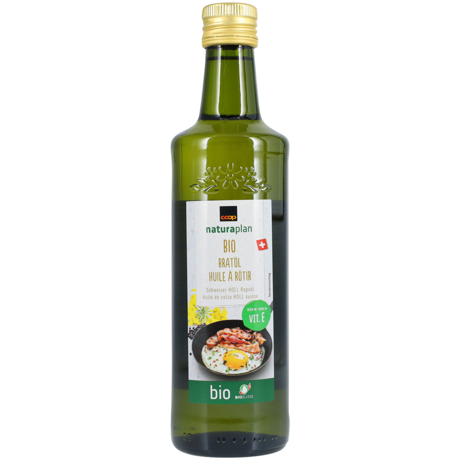 Naturaplan Bio Bratöl aus Schweizer HOLL Rapsöl