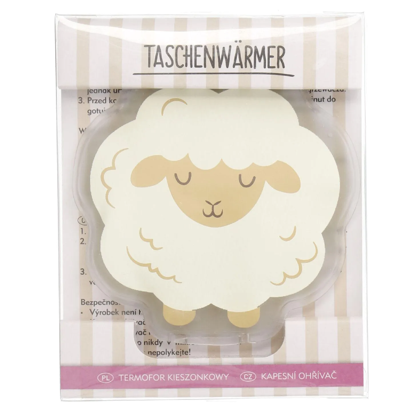 Taschenwärmer Schaf, 12 cm
