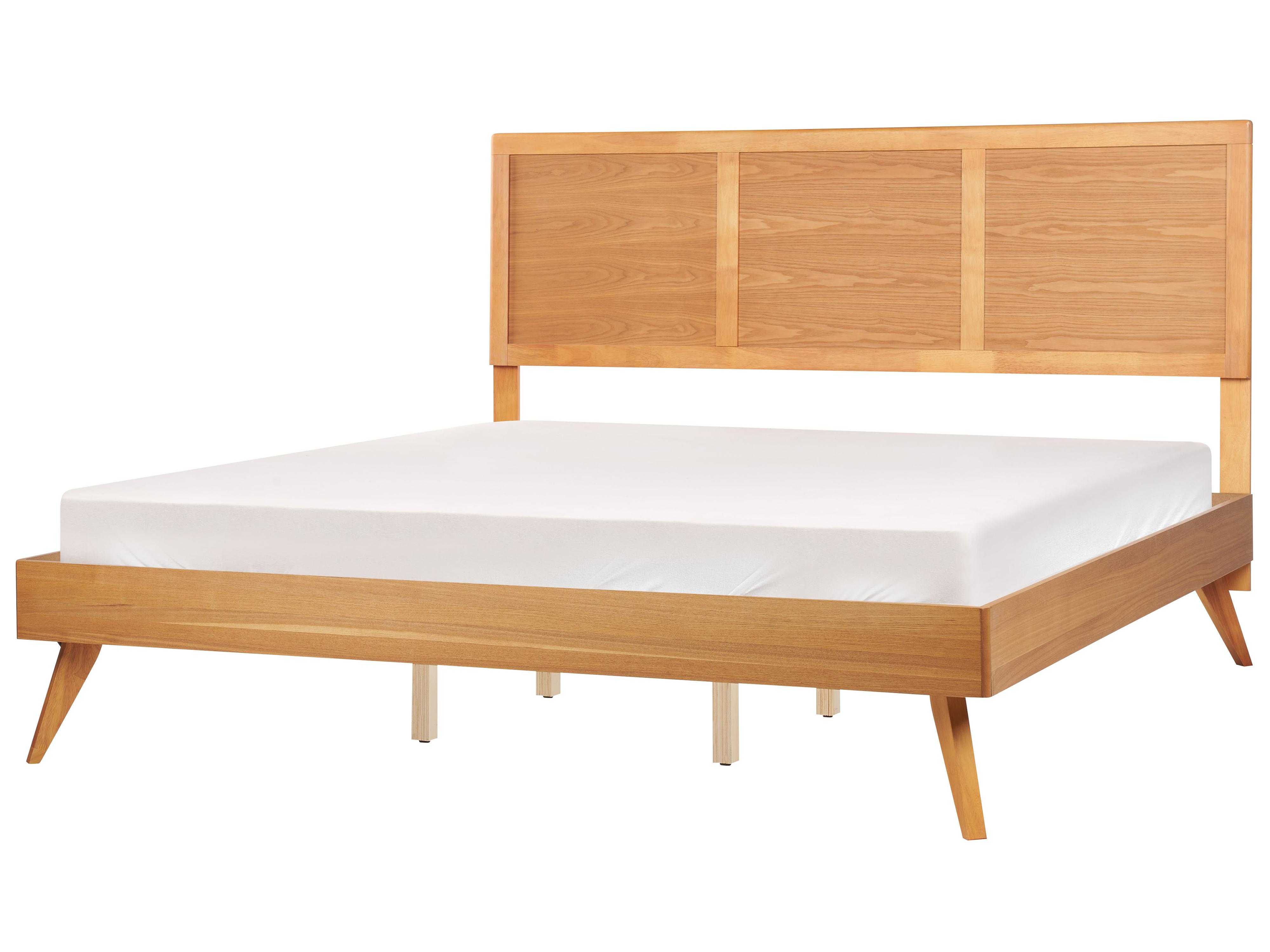 Bed ISTRES 180 x 200 cm Natuurlijk essenhout