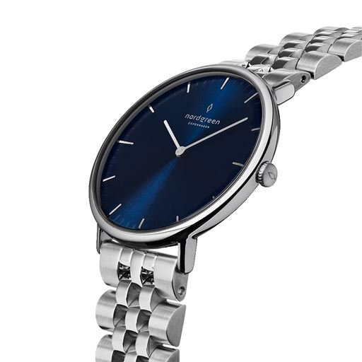 Nordgreen Native NR32SI5LSINA Ur, Stål/Blå, 32 mm
