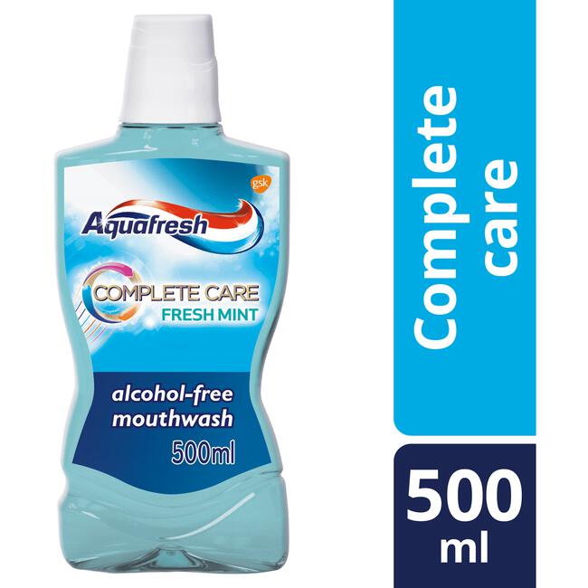 Aquafresh Complete Care Fresh Mint Mondwater voor Frisse Adem 500 ML
