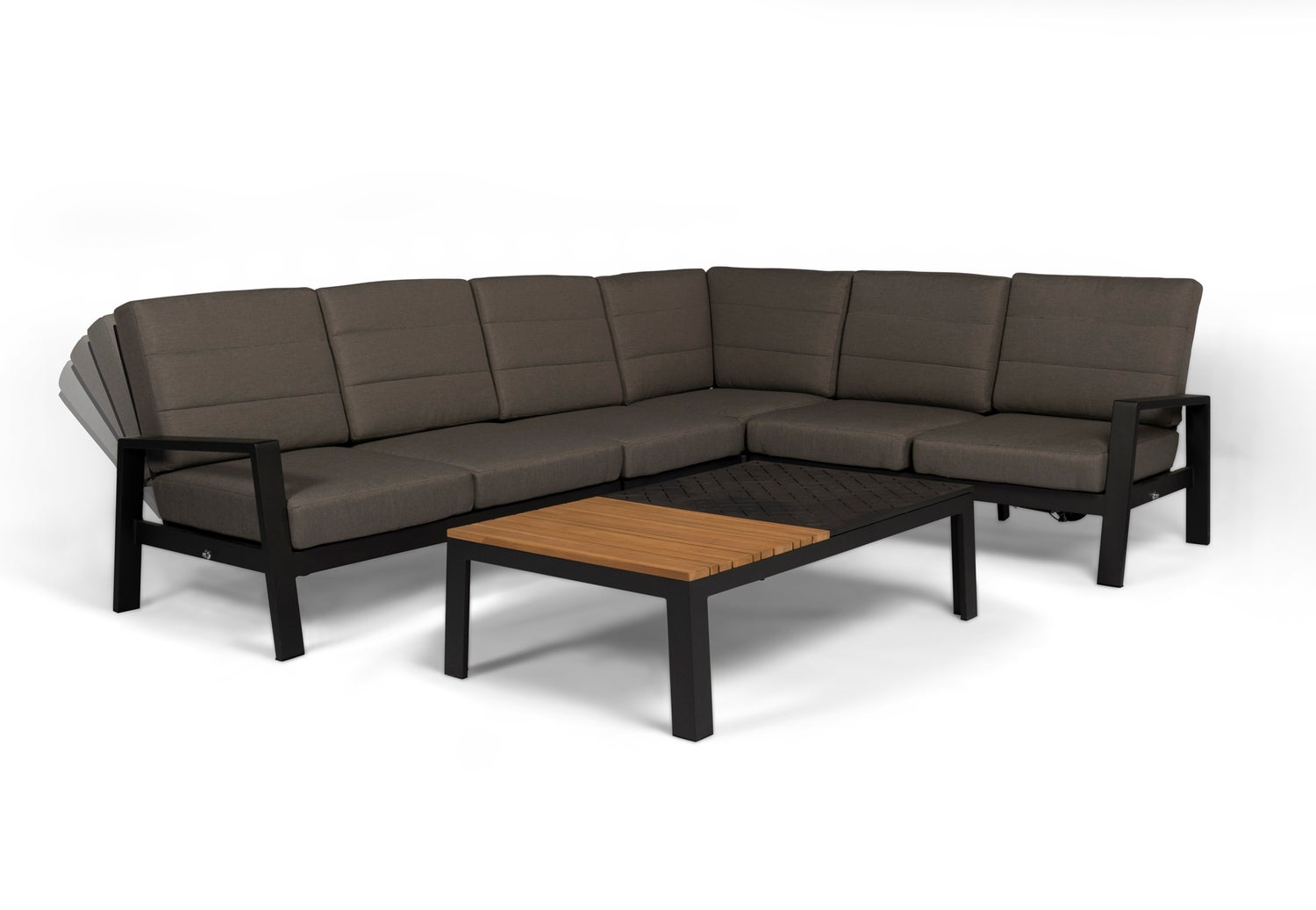 Tierra Outdoor hoekstuk Queens aluminium antraciet