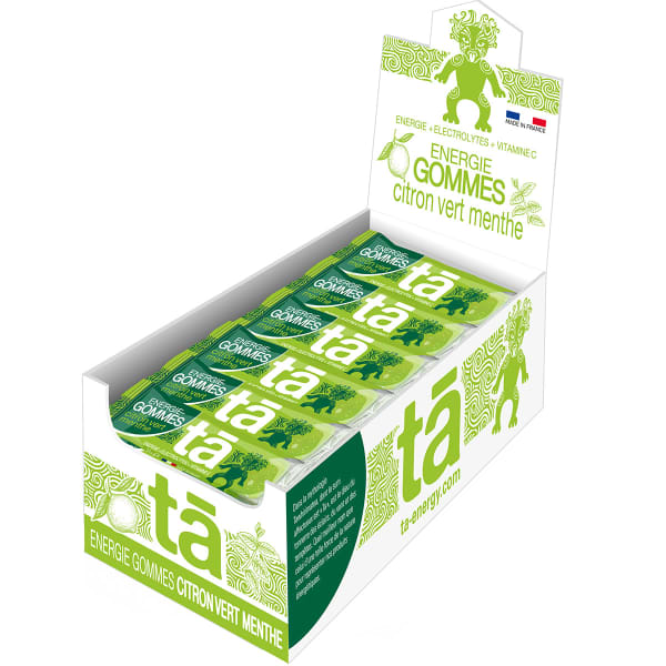 Gels énergétiques TA ENERGY GOMMES CITRON VERT MENTHE (X 24) UNICOLORE