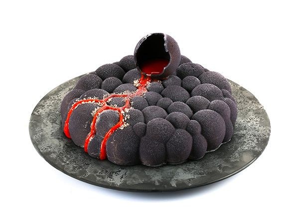 Silikomart Motiv-Backform Silikonbackform Bubbles Ø 22 cm, Backform für einen tollen Kuchen mit der Optik von Bläschen