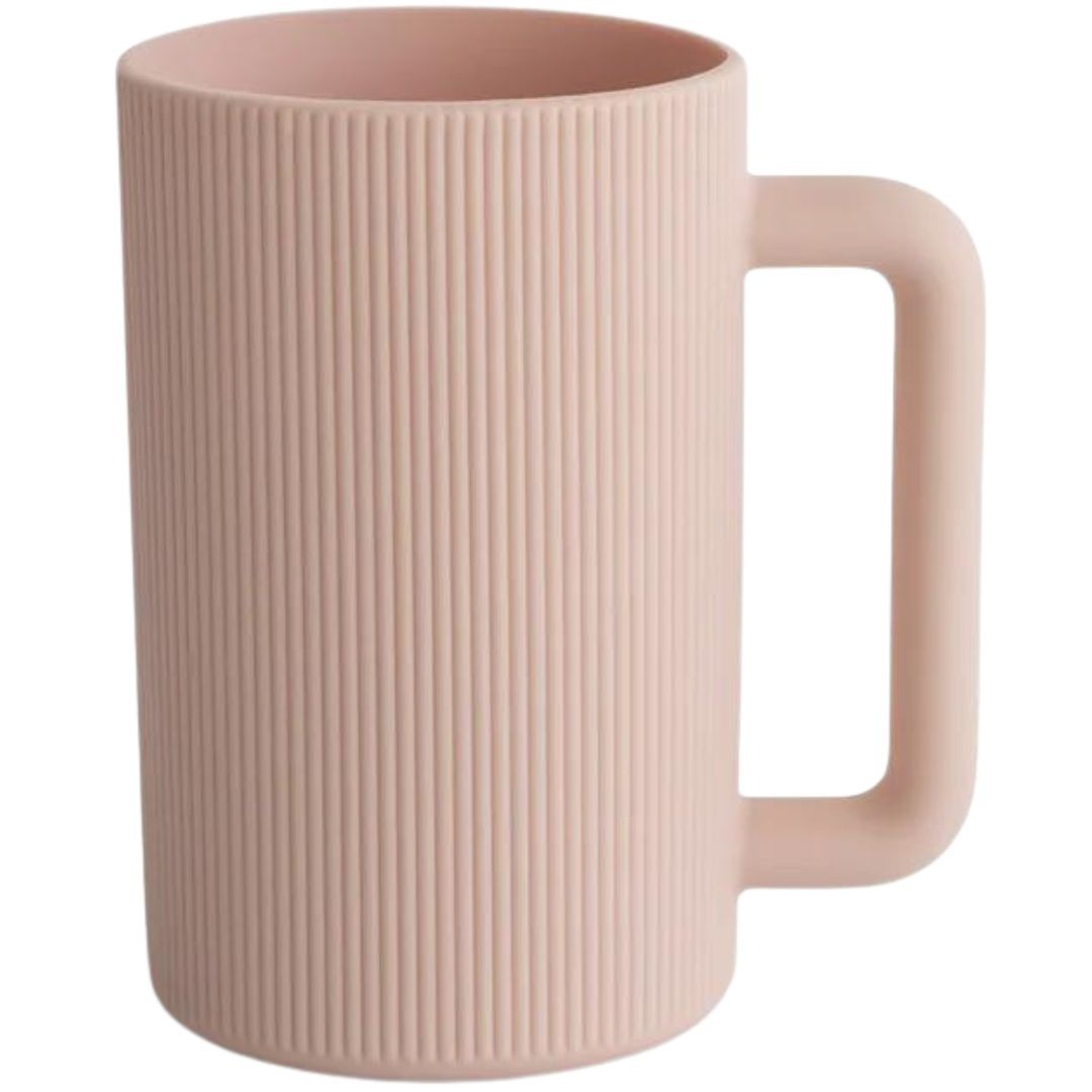 Mushie badspoelbeker blush