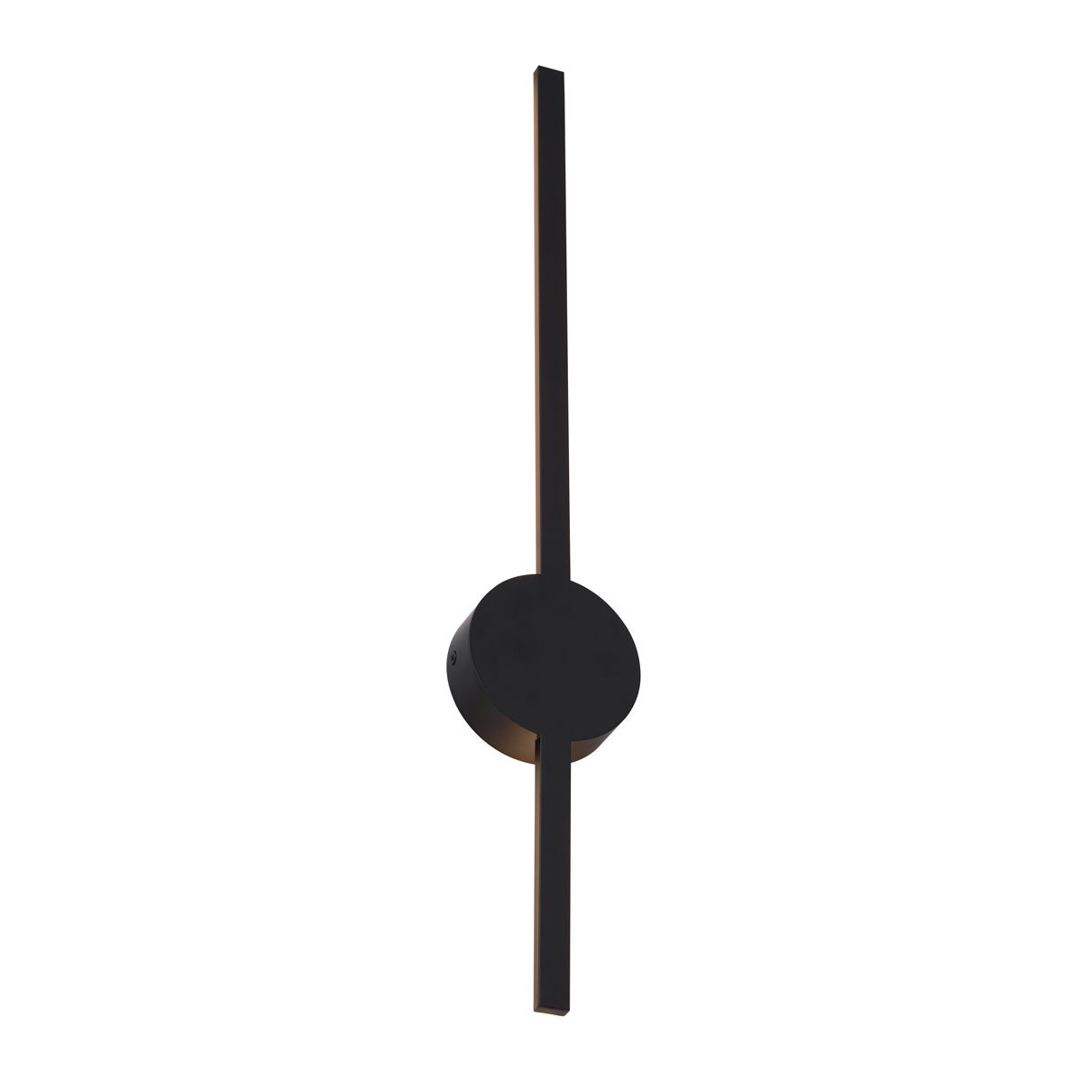 Moderne wandlamp zwart 60cm incl. LED - Clockwise
