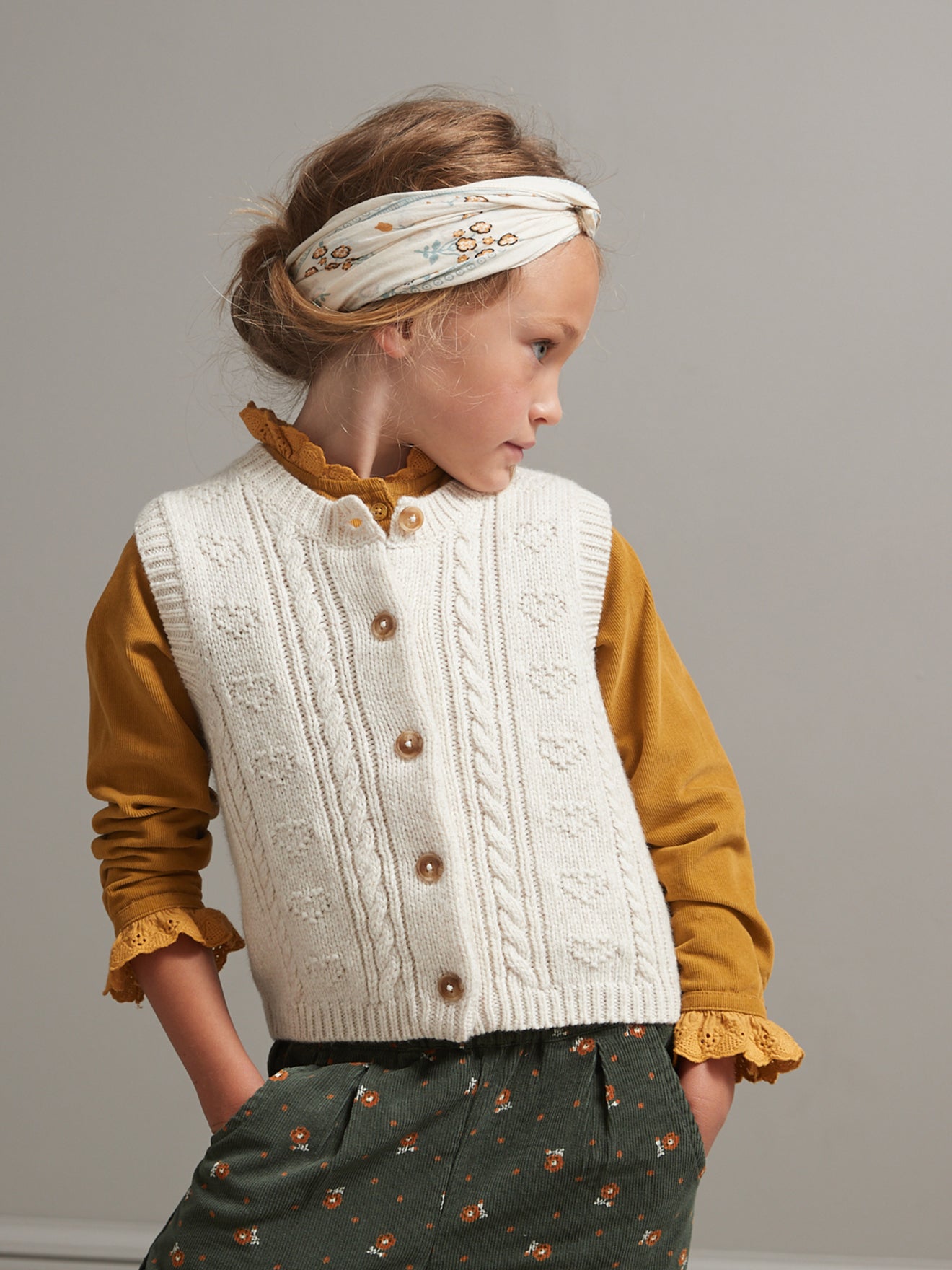 Gilet sans manches fille RWS