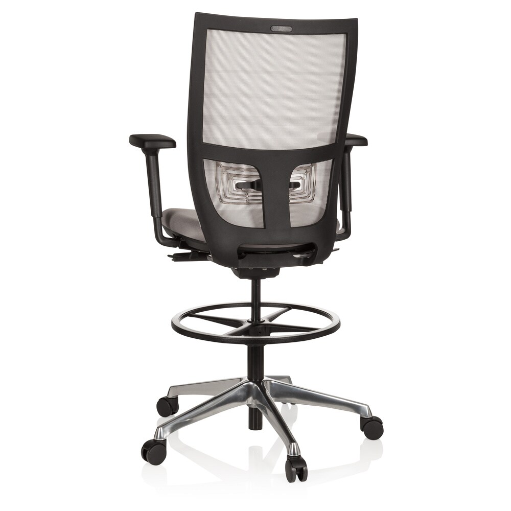 Counterstuhl TOP WORK 98 Stoff/Netzstoff mit Armlehnen (höhenverstellbar) hjh OFFICE