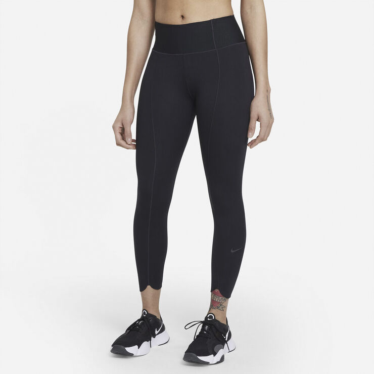 Nike One Luxe Icon Clash Tights Sort