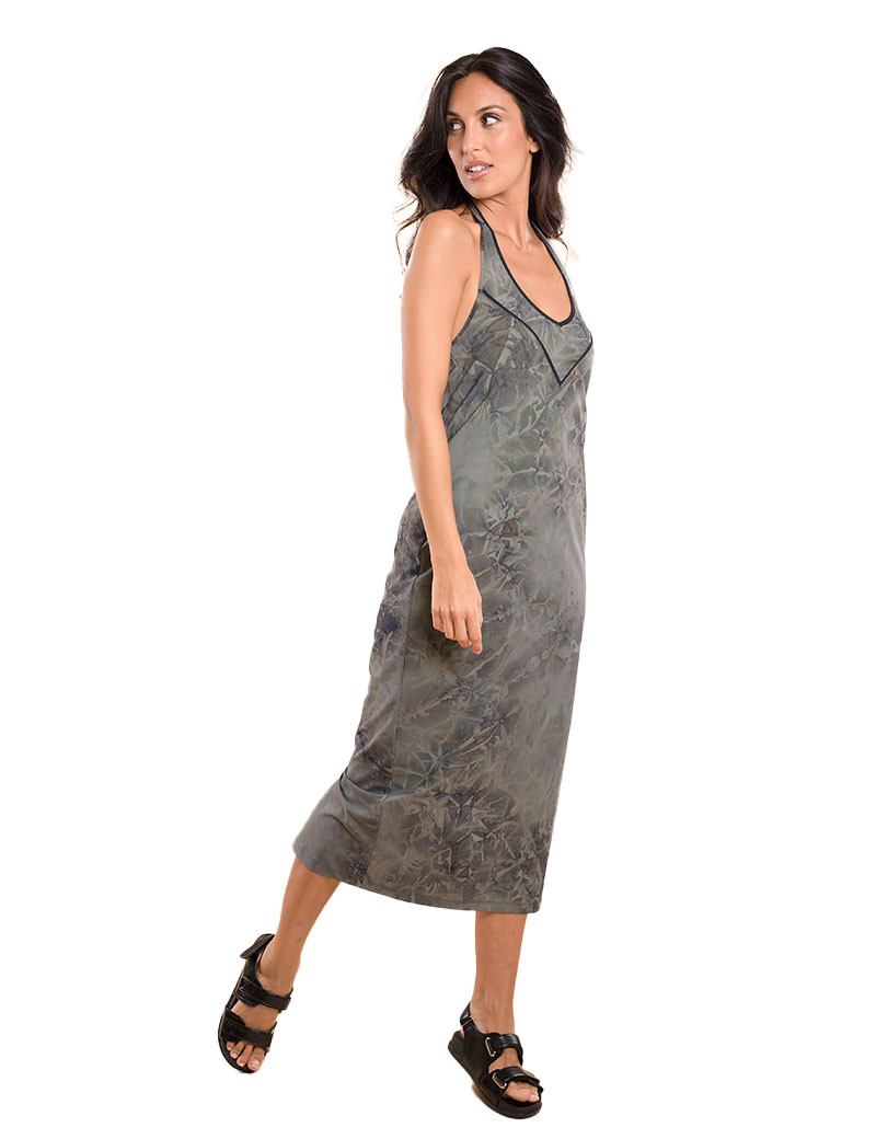 HBT MILITARY GOLD TIE&DYE REBECCA ROBE KAKI