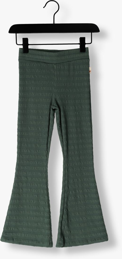 MOODSTREET petrol moodstreet flared broek girls flare pant structure
