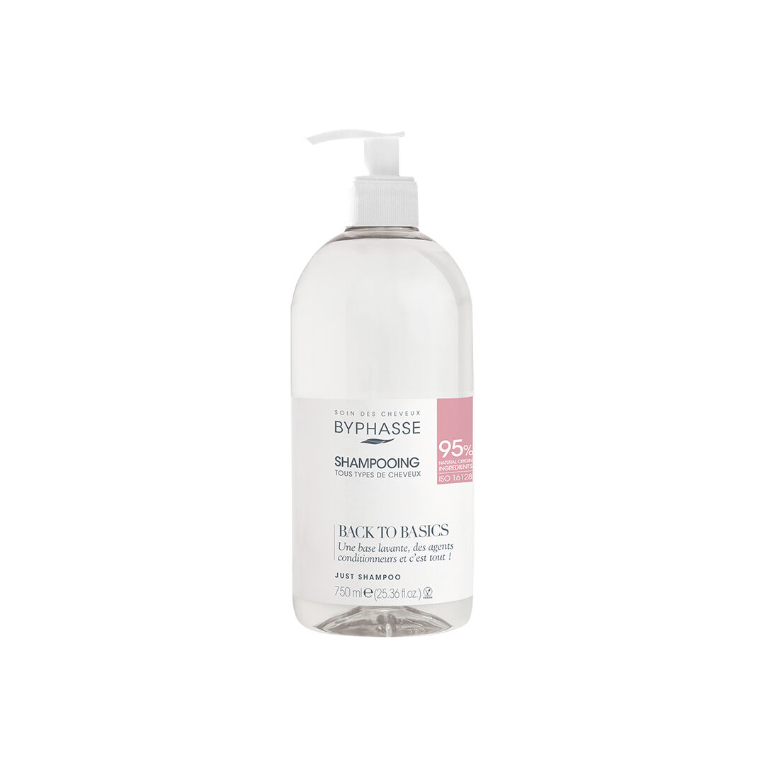 BYPHASSE  Back to Basics - Champô com Doseador (Todo o Tipo de Cabelo) - 750ml