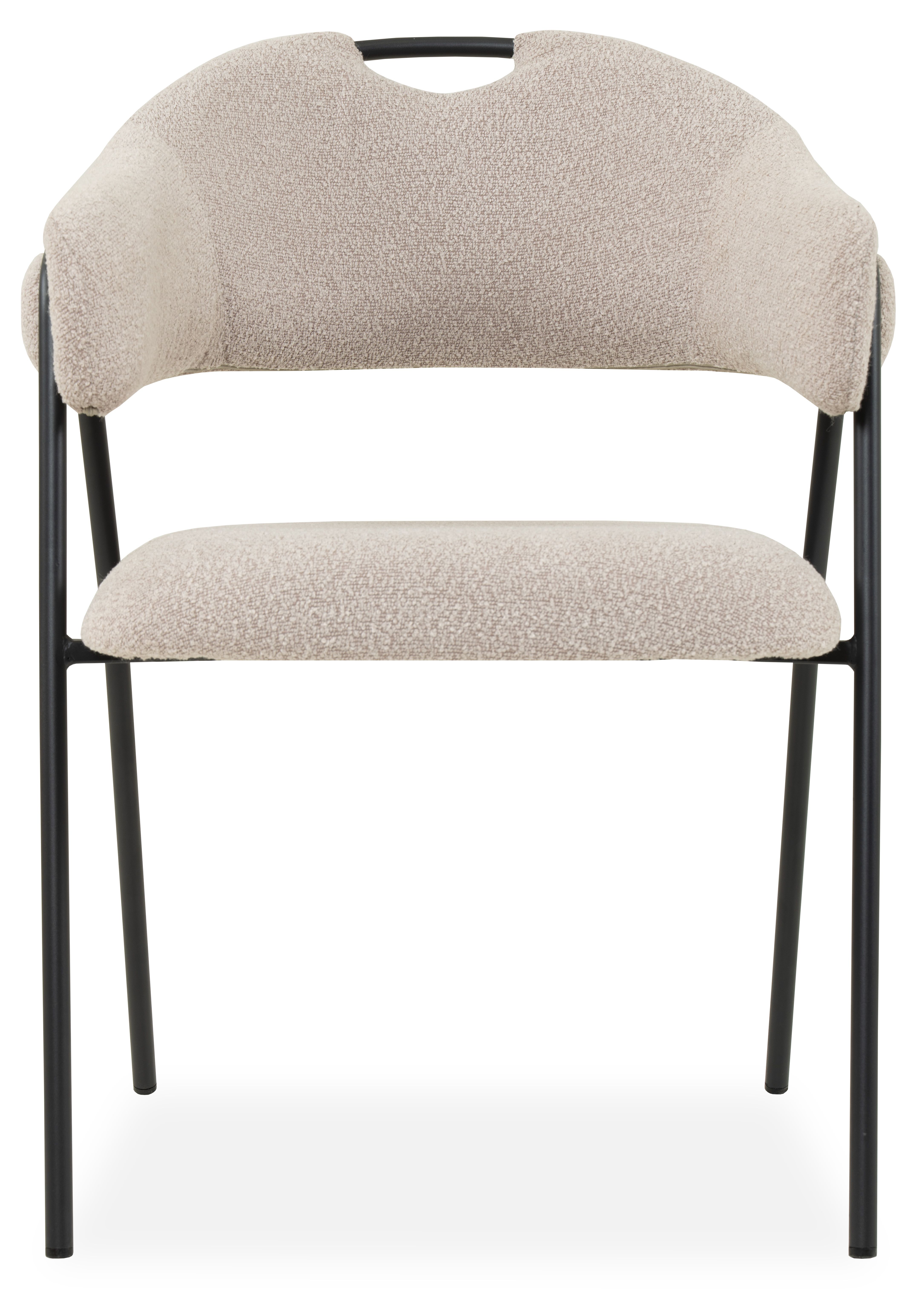 Eetkamerstoel touch naturel Lola B58 x D60 x H84 cm